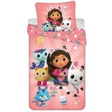 Jerry Fabrics Pamučna dječja posteljina za krevet za jednu osobu 140x200 cm Gabby's Dollhouse – Cijene