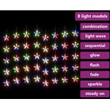  LED vilinska zavjesa sa zvijezdama 200 LED šarene 8 funkcija | shoptok.hr