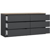 Tvilum Tamno siva komoda 154x76x50 cm Naia – | shoptok.hr