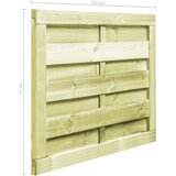  Vrtna vrata od impregnirane borovine 100 x 75 cm zelena | shoptok.hr