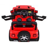  Licenciran avto na akumulator Jeep Wrangler Rubicon 4x4 - rdeč | Shoptok.si