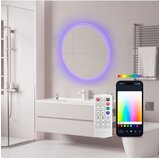 Ksix Oasis Smart Mirror, Protiv zamagljivanja 70cm, zvučnik, RGB + topla bijela | shoptok.hr
