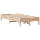  Okvir kreveta bez madraca 120 x 200 cm od masivne borovine | shoptok.hr
