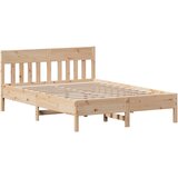  The Living Store Posteljni okvir brez vzmetnice 120x190 cm trdna borovina - Posteljni Okvir, (21501169) | Shoptok.si