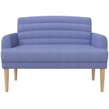  Ljubavni kauč s gumbima Traper plava 116 x 67 x 80 cm Tkanina | Eponuda.ba