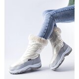 Gemre Pearl-gray insulated snow boots Tronzano | Shoptok.si