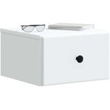  Stenski nočni omarici s predalom 2 pcs Bela 34,5 x 33 x 20 cm, (5000209570) | Shoptok.si