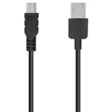 Kabel USB A v Mini USB 2m črn