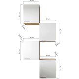 RESPEKTA Set Kuhinjskih Zgornjih Omaric Merle, 4 Kos | Shoptok.si