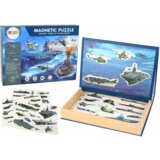 A set of educational magnetic puzzles with a military ship motif | shoptok.hr