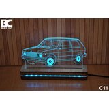 Black Cut 3D Lampa jednobojna - Yugo ( C11 ) | ePonuda.com