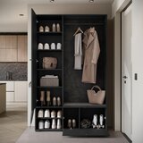 P & B Predsoba Dino, Črna, 4-Delna | Shoptok.si