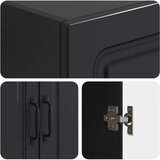  Set ormara 2 kom. Crna Konstruirano drvo | shoptok.hr