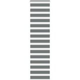 vidaXL Zebra senčilo temno sivo 55x230 cm širina blaga 50,9 cm poliester, (5000297230) | Shoptok.si