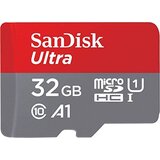 San Disk Ultra microSDHC 32GB + SD Adapter 120MB/s A1 Class 10 UHS-I Cene