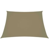 vidaXL Senčno jadro oksford blago trapez 2/4x3 m bež, (20610632) | Shoptok.si