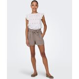 Only Kratke hlače & Bermuda ONLARIS LIFE HW BELT SHORTS CC WVN 15310845 Bež | Shoptok.si