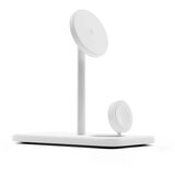 TWELVE SOUTH Brezžično polnilno stojalo Qi2 3-v-1 model HiRise 3 Deluxe, združljivo z MagSafe, Bela, (5000190853) Cene