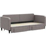  Izvlečna dnevna postelja s predali taupe 80x200 cm blago, (20936980) | Shoptok.si