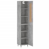  Visoka komoda siva betona 34,5x34x180 cm od konstruiranog drva | shoptok.hr