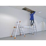 Layher Aluminijasta teleskopska brv, nosilnost 150 kg, dolžina 1,6 m - 2,9 m | Shoptok.si