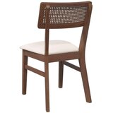 vidaXL Jedilni stoli z blazinami 2 kosa Brown Solid Wood Rubber | Shoptok.si