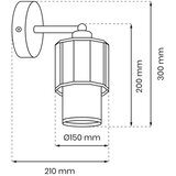  Zidna lampa BLANCO 1xE27/60W/230V bela | Eponuda.com