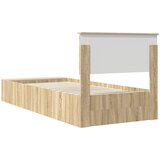  Krevetna konstrukcija s policom Sonoma hrast 90 x 190 cm | shoptok.hr