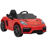  Licencirani Porsche 718 Spyder RS dječji automobil na akumulator s MP4 zaslonom, crveni | shoptok.hr