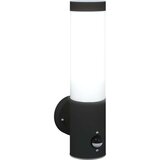  Zunanje stenske svetilke s senzorjem 2 kosa Črna Nerjaveče jeklo IP44 | Shoptok.si