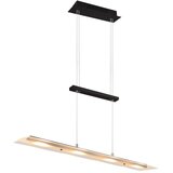 Tri O Črna LED viseča svetilka s steklenim senčnikom Milos – | Shoptok.si