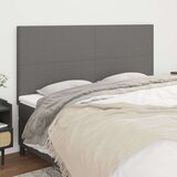  Uzglavlja 4 kom tamnosivi 80x5x78/88 cm od tkanine Cijene