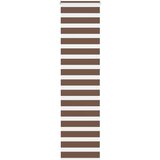 vidaXL Zebra zavjesa Smeđa 65x230 cm Širina tkanine 60 9 cm Poliester - Smeđa 65 x 230 cm | shoptok.hr