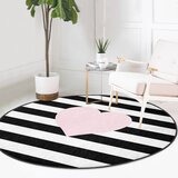 Mila Home Crno-bijeli dječji tepih ø 100 cm Comfort – | shoptok.hr