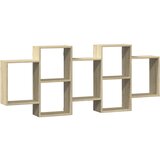 Maison Chic Stenska polica - Viseča Polica sonoma hrast 159x18x65 cm inženirski les, (21758667) | Shoptok.si