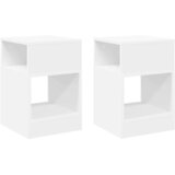  Konačna Stolić 2 pcs Bijelo 30,5 x 30 x 45 cm Konstruirano drvo | shoptok.hr