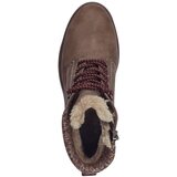 Tamaris Gležnarji z vezalkami mokka | Shoptok.si