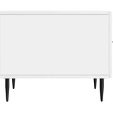  Stolić za kavu s ladicama Bijela visokog sjaja 49 x 50 x 40 cm - Bijela visokog sjaja | shoptok.hr