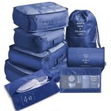  Set organizatora za putni kovčeg u 7 dijelova - plavi | shoptok.hr