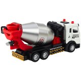 Kamion mikser za beton sa metalnom kabinom - crveno/bijeli | shoptok.hr