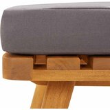  Vrtni tabure s jastukom 60 x 60 x 29 cm masivno bagremovo drvo | shoptok.hr