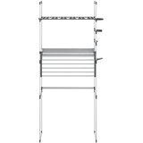  Polica za perilicu rublja 77 x 52 x 192 cm aluminijska | shoptok.hr
