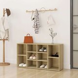  Klupa za cipele boja hrasta sonome 103x30x54 5 cm od iverice | shoptok.hr