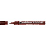 Edding permanent marker E-2000 c 1,5-3mm braon | Eponuda.com