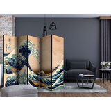  Paravan u 5 dijelova - Hokusai: The Great Wave off Kanagawa (Reproduction) II [Room Dividers] 225x172 | shoptok.hr