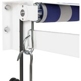  Automatska tenda na uvlačenje plavo-bijela 4 5 x 3 m | shoptok.hr