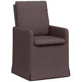  Trpezarijske stolice 2 pcs Tamno smeđa 57 x 67 x 98 cm tkanina | Eponuda.com