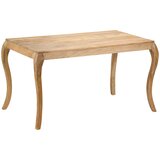  Blagovaonski stol od masivnog drva manga 135 x 75 x 76 cm | shoptok.hr