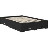  Krevetna konstrukcija Crni hrast 120 x 190 cm Konstruirano drvo | shoptok.hr
