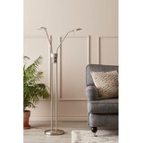 Markslöjd LED stojeća svjetiljka u srebrnoj boji s metalnim sjenilom (visina 135 cm) Hudson – | shoptok.hr